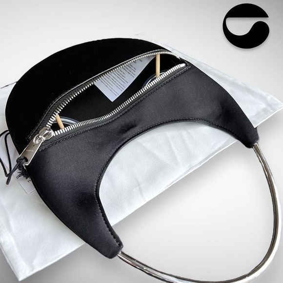 🚫SOLD ON DEPOP🚫NWT Coperni Ring Swipe Mirror Stud Black Shoulder / Top Handle - Picture 13 of 17